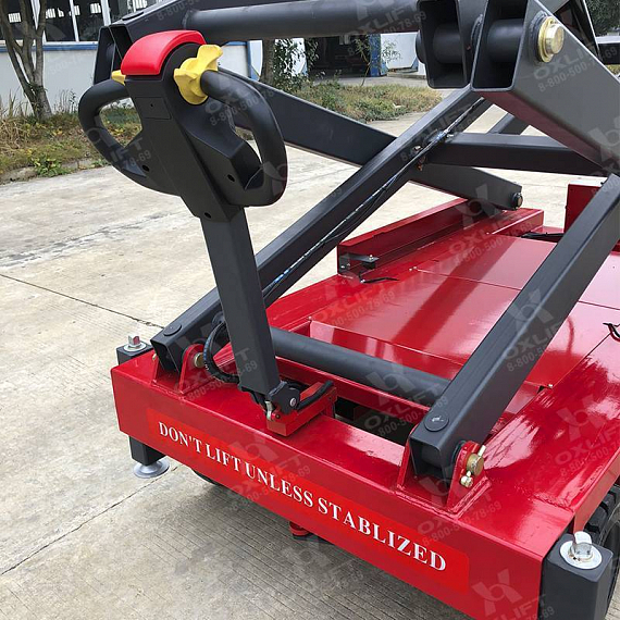 OXLIFT QZ-050-090 Самоходный (поводковый) подъемник ножничного типа с питанием от АКБ 9000 мм 500 кг
