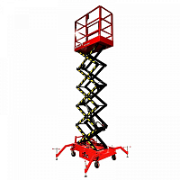 OXLIFT QX-030-039 DC Несамоходный подъемник ножничного типа с питанием от аккумулятора 3900 мм 300 кг