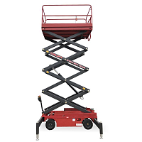 OXLIFT QZ-050-070 Самоходный (поводковый) подъемник ножничного типа с питанием от АКБ 7000 мм 500 кг