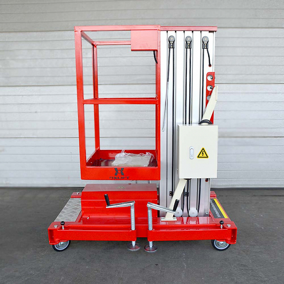Телескопический Одномачтовый Подъемник ZX-1-060 OXLIFT 6 м 125 кг