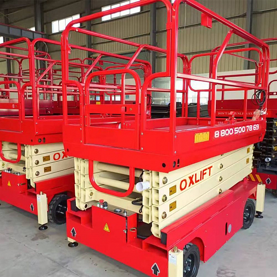 Ножничный Подъемник Передвижной OXLIFT QX-050-070 7000 мм 500 кг с выдвижной платформой